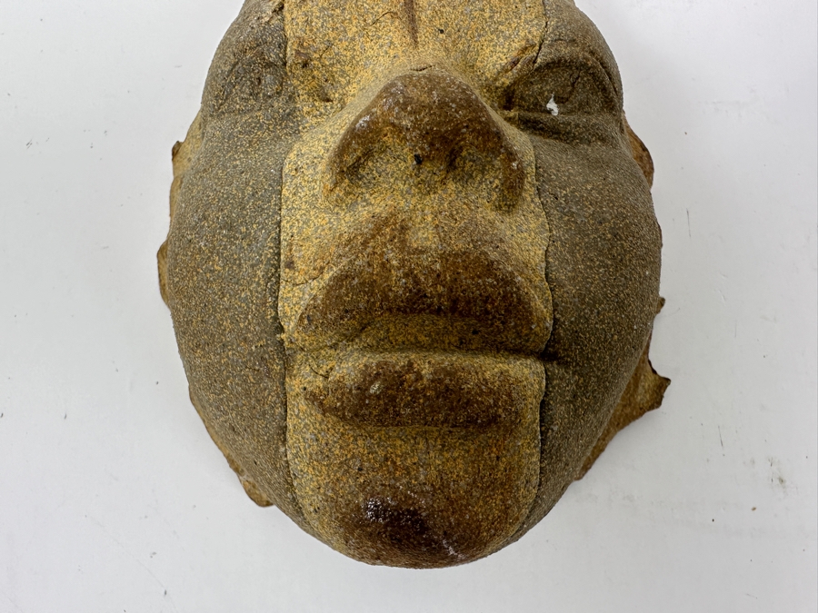 Adolfo 'Zarco' Guerrero Pottery Face Mask Signed 'El Zarco' 5.5W X 3.25D X 7H [Photo 4]