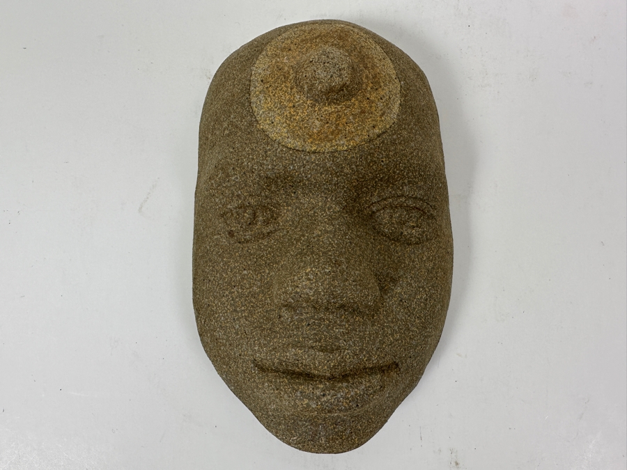 Adolfo 'Zarco' Guerrero Pottery Face Mask Signed 'El Zarco' Dated 1985 4W X 2.25D X 6.5H [Photo 7]