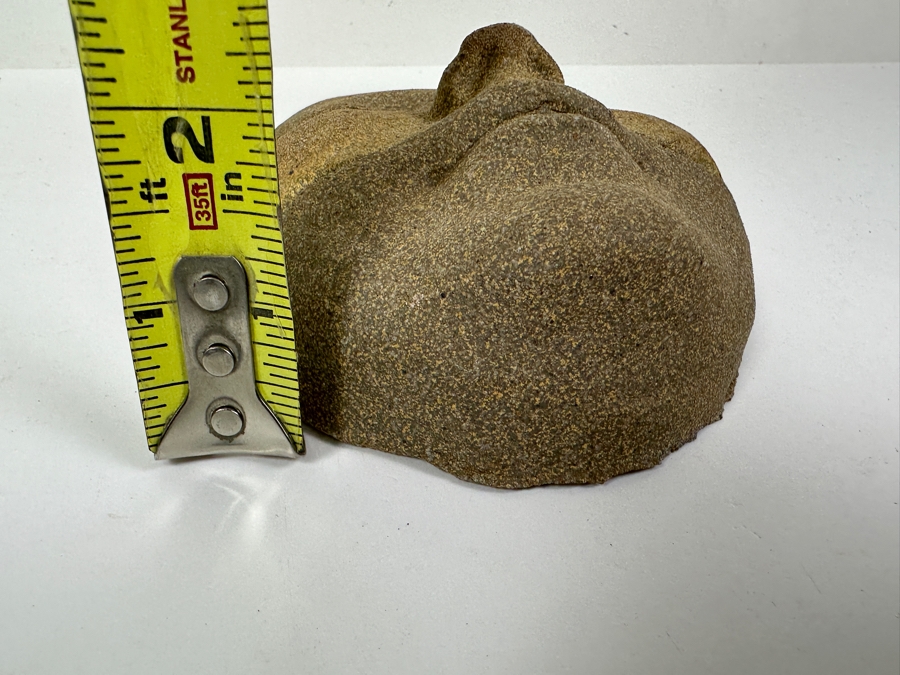 Adolfo 'Zarco' Guerrero Pottery Face Mask Signed 'El Zarco' 5.5W X 3.25D X 7H [Photo 9]