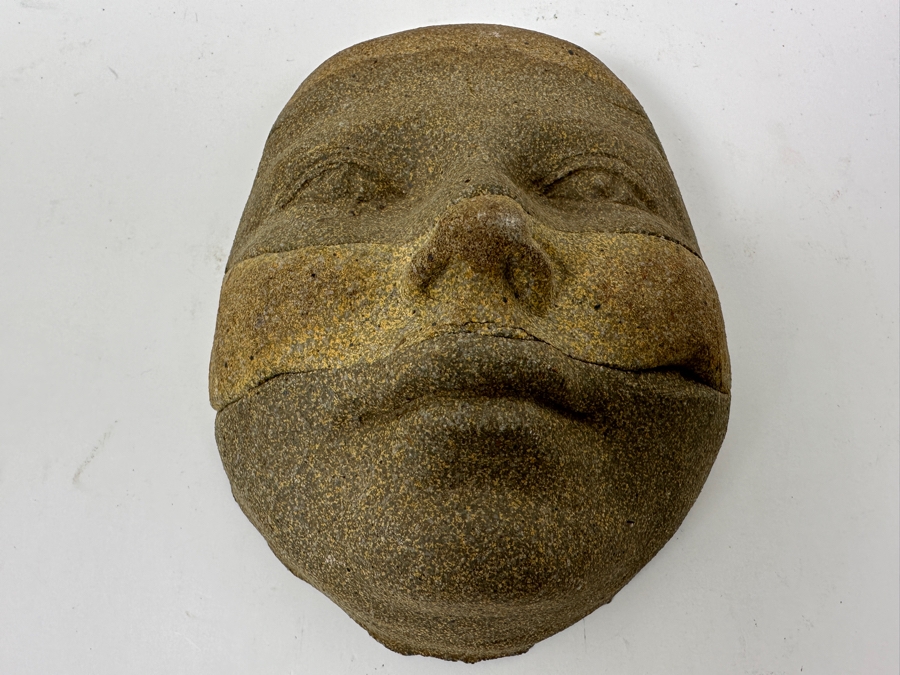 Adolfo 'Zarco' Guerrero Pottery Face Mask Signed 'El Zarco' 5.5W X 3.25D X 7H [Photo 2]