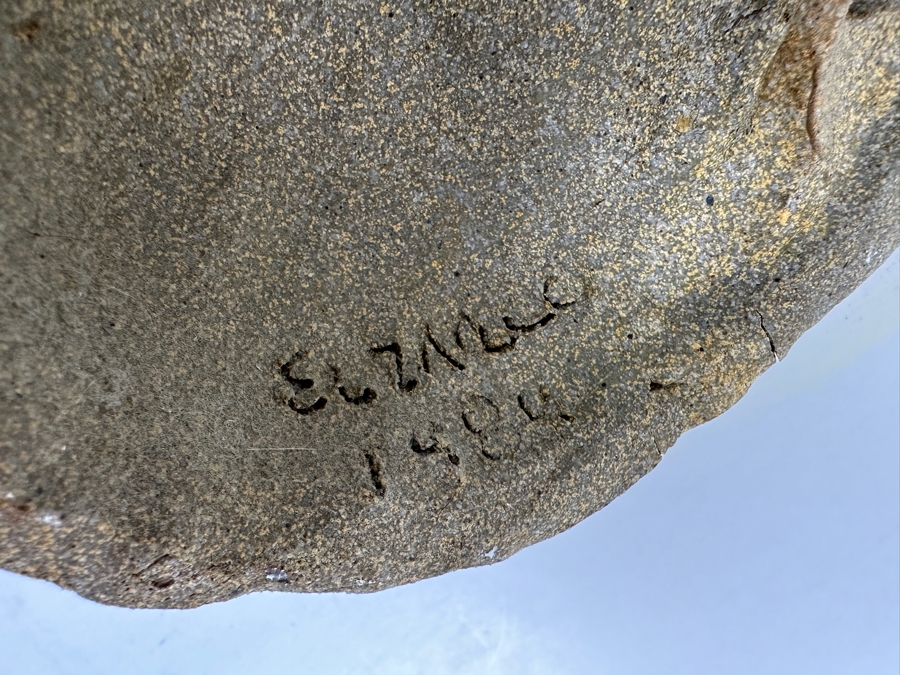 Adolfo 'Zarco' Guerrero Pottery Face Mask Signed 'El Zarco' 5.5W X 3.25D X 7H [Photo 6]