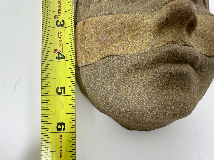 Adolfo 'Zarco' Guerrero Pottery Face Mask Signed 'El Zarco' 5.5W X 3.25D X 7H [Photo 8]