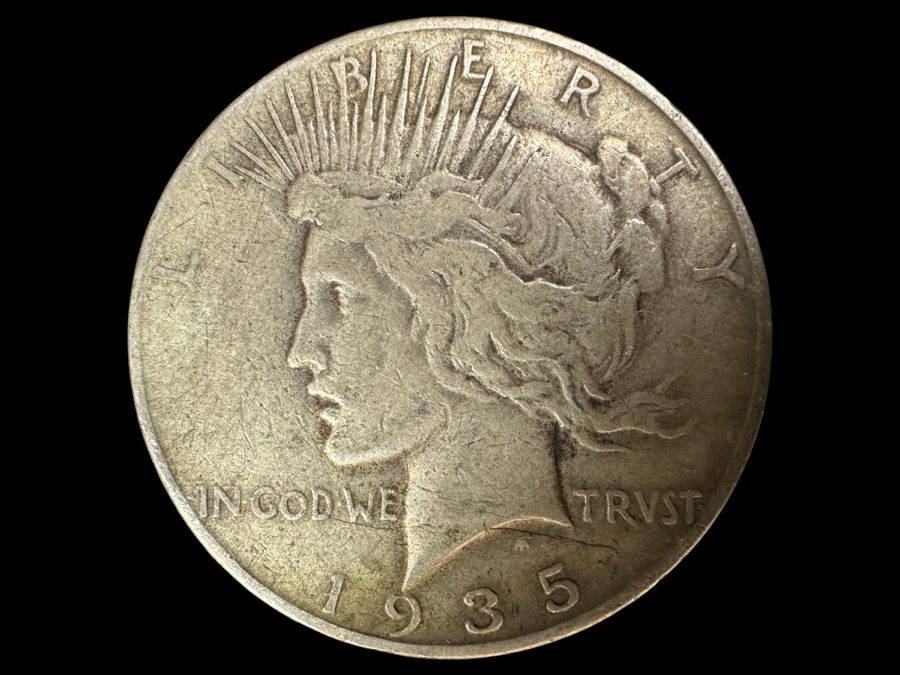 1935 S Peace Silver Dollar