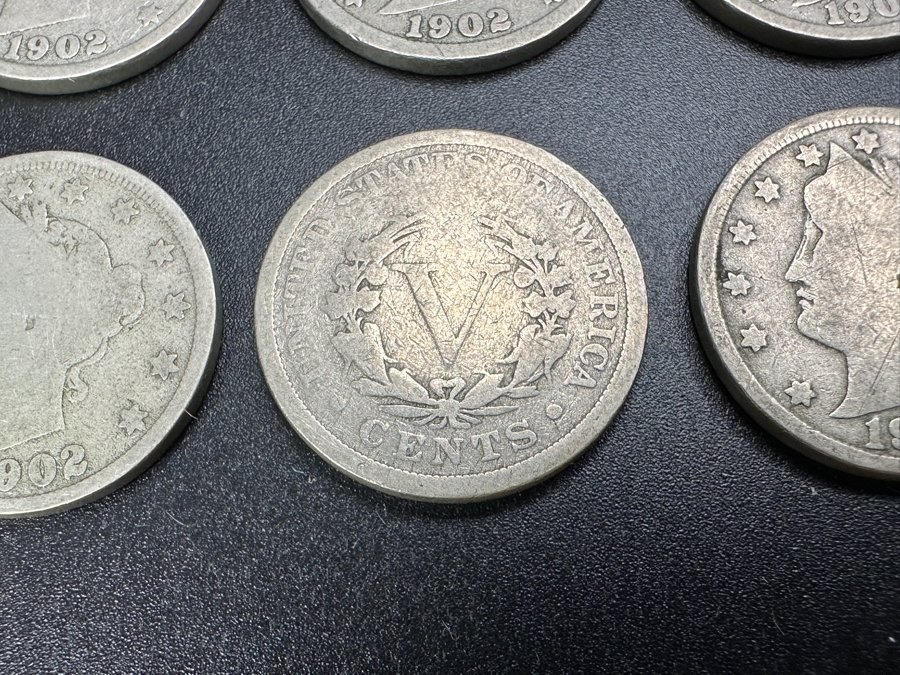 (41) 1902 Liberty Head V Nickels [Photo 6]