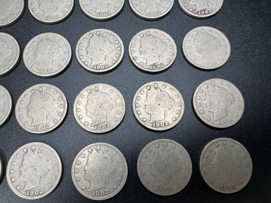 (41) 1902 Liberty Head V Nickels [Photo 3]
