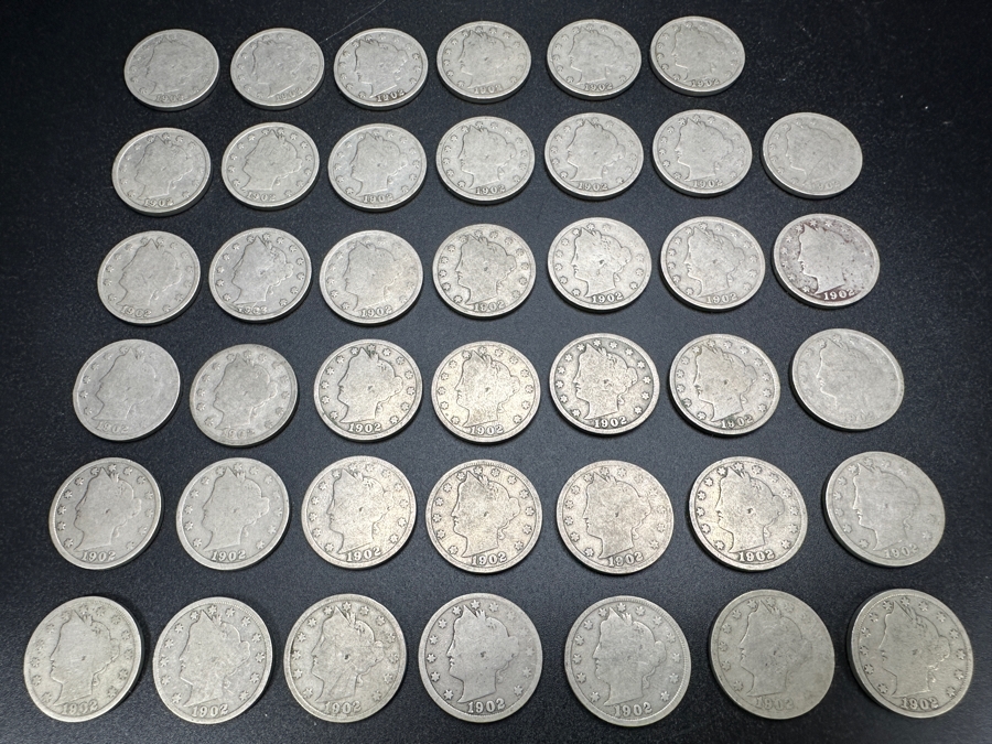(41) 1902 Liberty Head V Nickels [Photo 2]