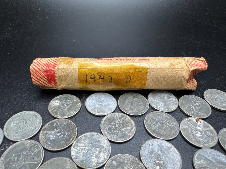 1943 D Steel Wheat Cents Pennies [Photo 7]
