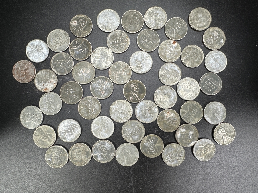 1943 D Steel Wheat Cents Pennies [Photo 2]