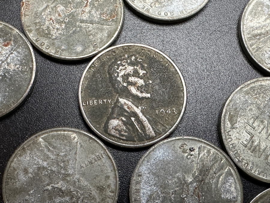 1943 D Steel Wheat Cents Pennies [Photo 4]