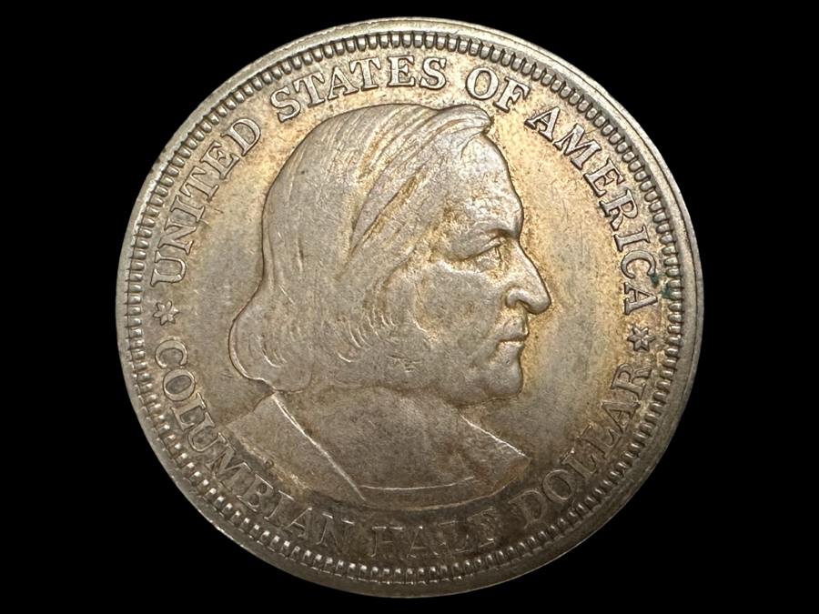1893 Columbian Exposition Silver Half Dollar (First Commemorative Coin)