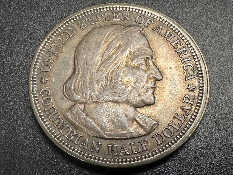 1893 Columbian Exposition Silver Half Dollar (First Commemorative Coin) [Photo 2]