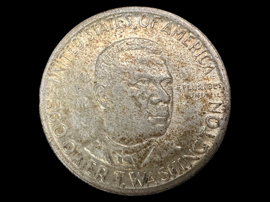 1946 Booker T. Washington Memorial Silver Half Dollar [Photo 2]
