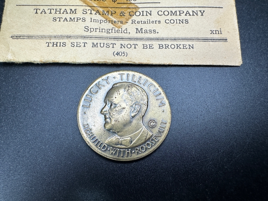 Franklin D. Roosevelt Lucky Tillicum Bronze Medal [Photo 2]