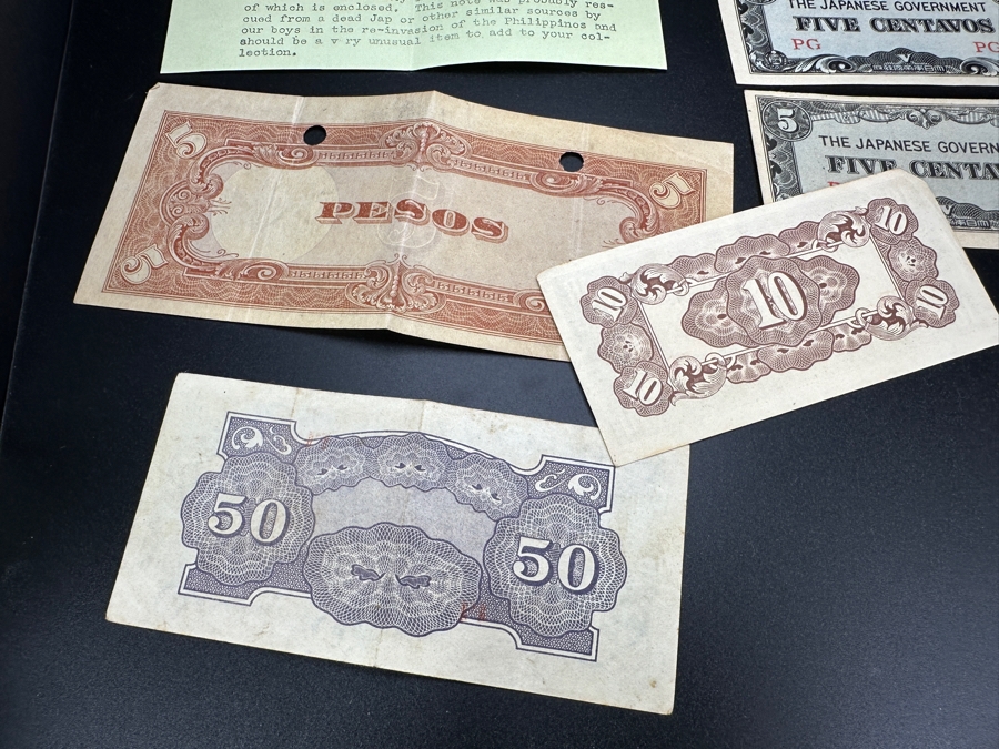 (6) Japanese Filipino Invasion Occupation Notes Philippine Island [Photo 7]