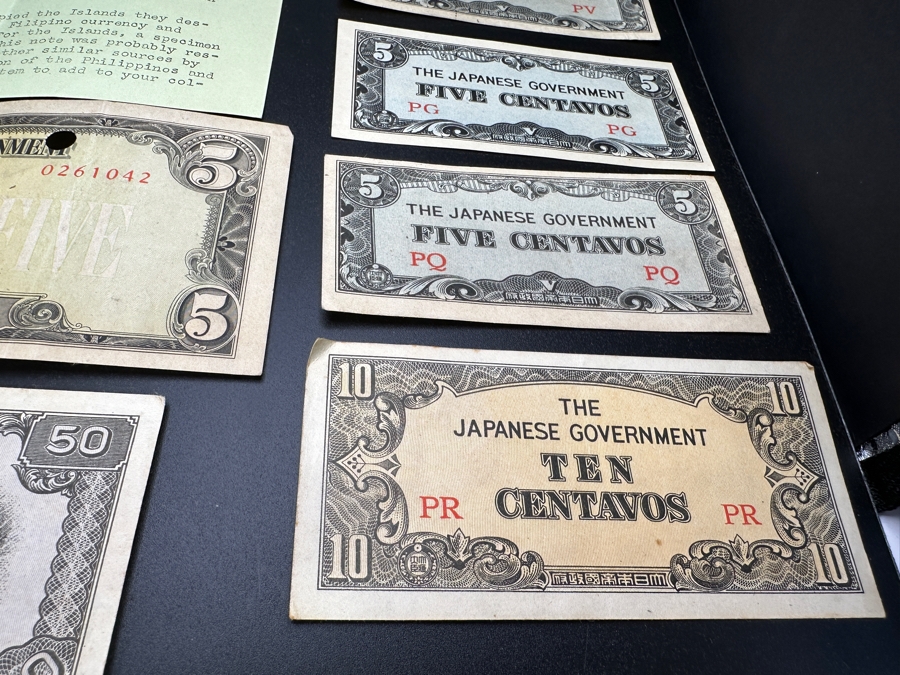 (6) Japanese Filipino Invasion Occupation Notes Philippine Island [Photo 5]