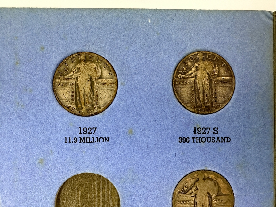 Collection Of (9) Liberty Standing Silver Quarters From 1917-1930 [Photo 4]