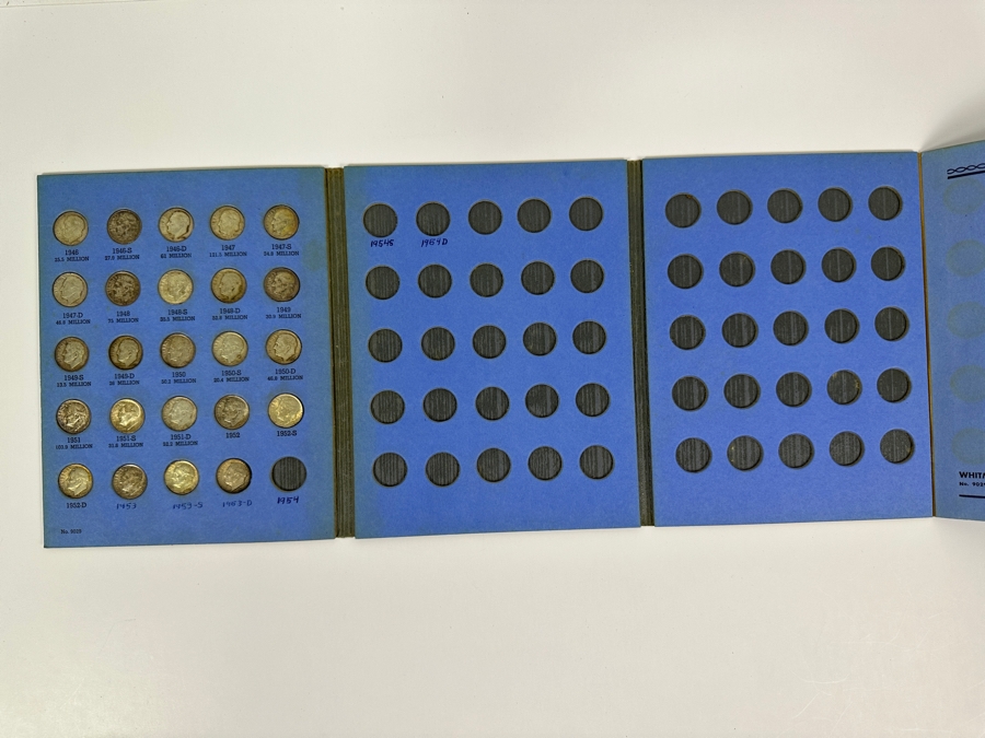 Collection Of (24) Roosevelt Silver Dimes From 1946-1953 [Photo 7]