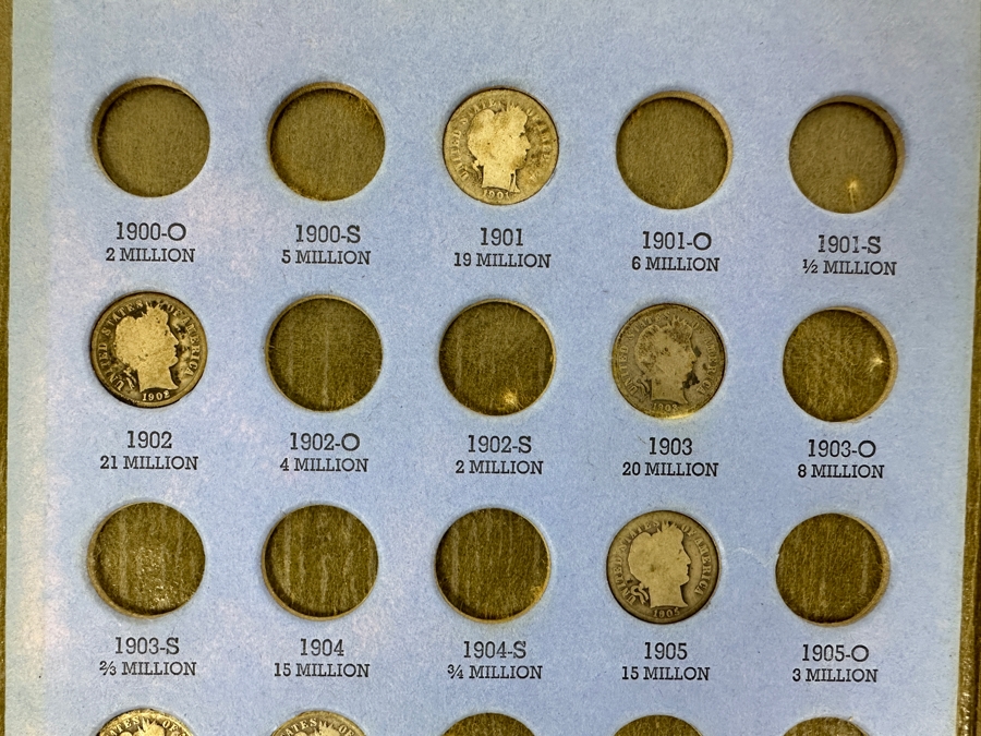 Collection Of (23) Barber, Liberty Head 'Morgan' Silver Dimes From 1897-1916 [Photo 5]