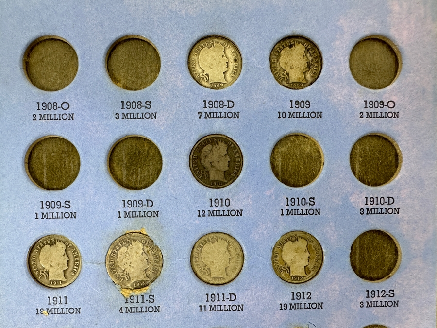 Collection Of (23) Barber, Liberty Head 'Morgan' Silver Dimes From 1897-1916 [Photo 8]