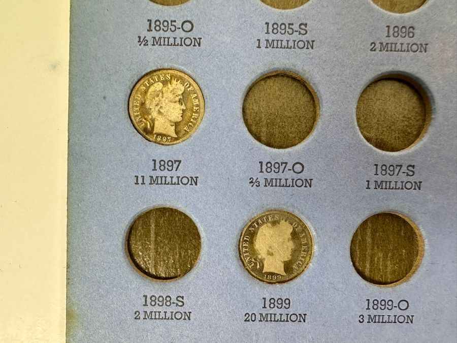 Collection Of (23) Barber, Liberty Head 'Morgan' Silver Dimes From 1897-1916 [Photo 3]