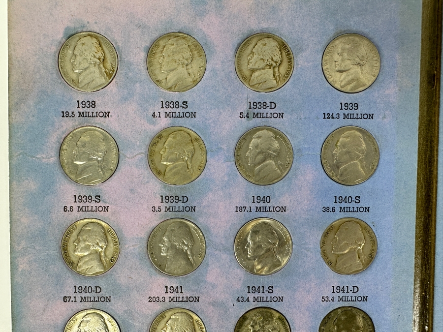 Collection Of (41) Jefferson Nickels From 1938 To 1951 Including (5) Silver Nickels [Photo 3]