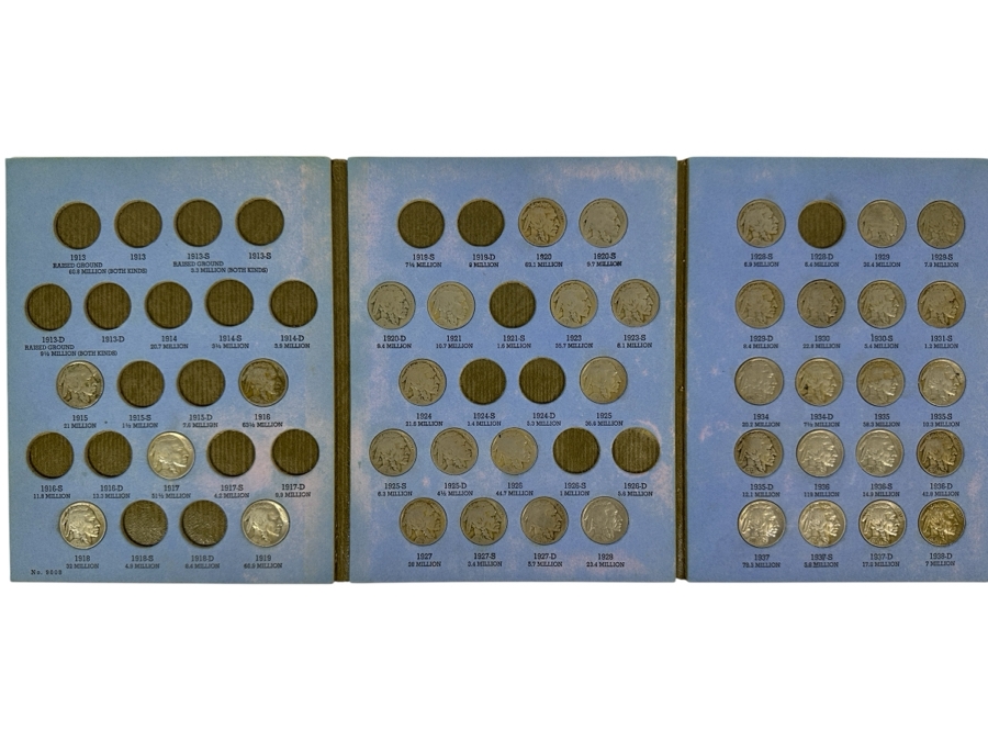 Collection Of (39) Buffalo Nickels From 1915 To 1838
