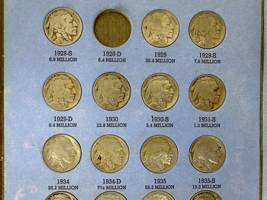 Collection Of (39) Buffalo Nickels From 1915 To 1838 [Photo 8]
