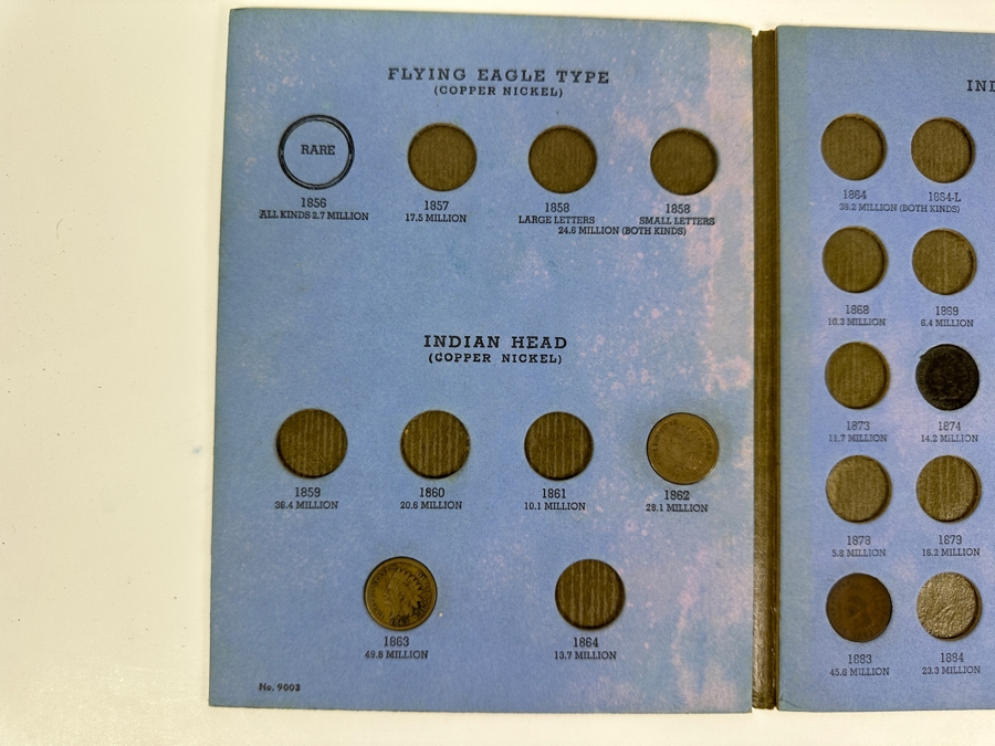 Collection Of (30) Indian Head Cents Pennies From 1862 To 1909 [Photo 2]
