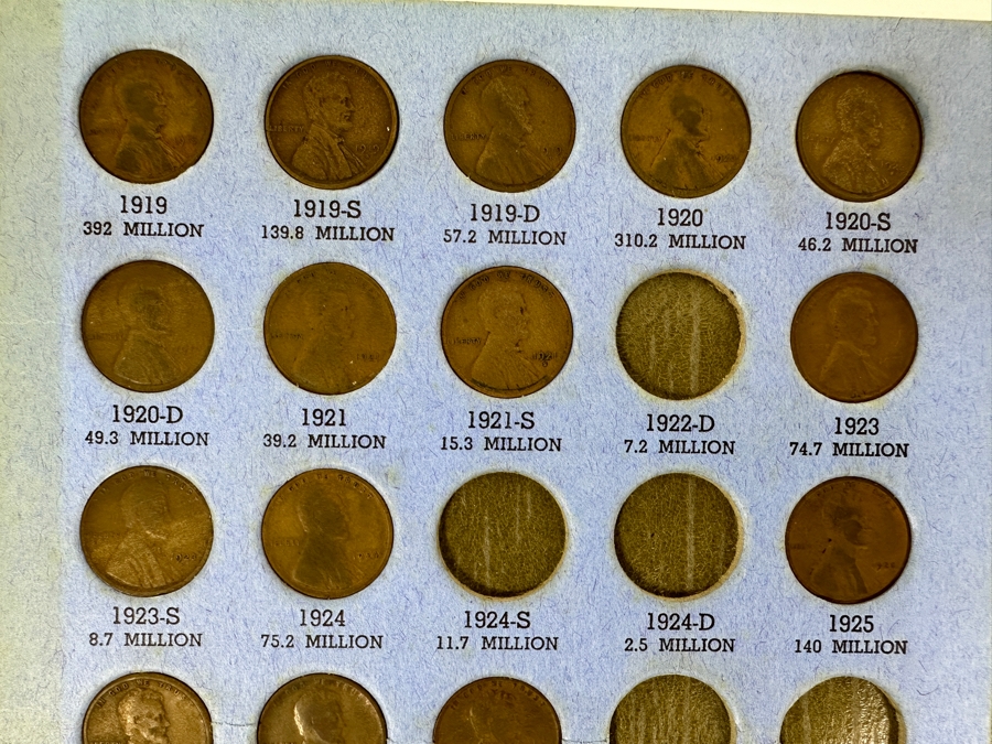 Collection Of (71) Lincoln Head Cents Pennies From 1909 To 1940 [Photo 6]