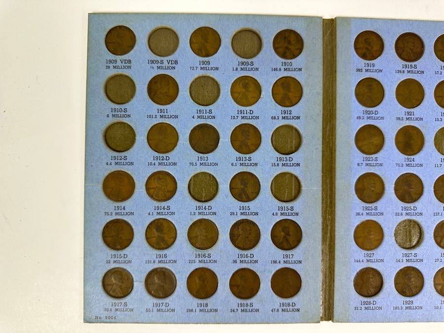 Collection Of (71) Lincoln Head Cents Pennies From 1909 To 1940 [Photo 2]