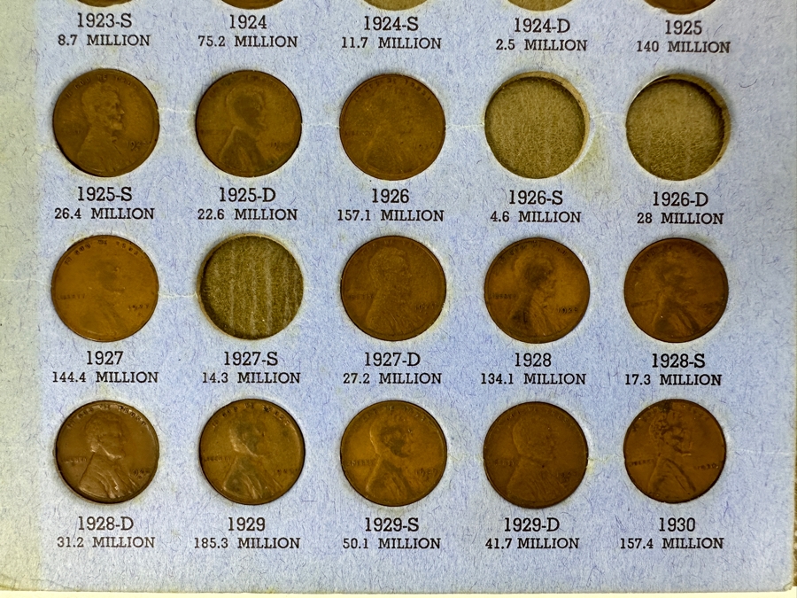 Collection Of (71) Lincoln Head Cents Pennies From 1909 To 1940 [Photo 7]