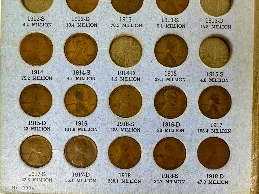 Collection Of (71) Lincoln Head Cents Pennies From 1909 To 1940 [Photo 4]