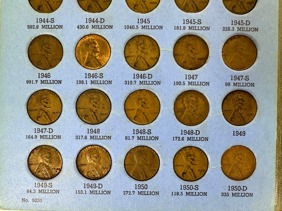 Collection Of (37) Lincoln Head Cents Pennies From 1941 To 1954 [Photo 4]