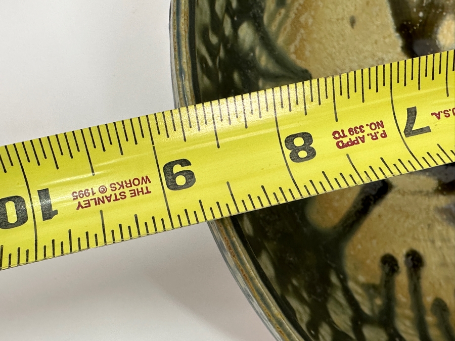 Mid-Century Signed Studio Pottery Bowl 8.75W X 4.5H [Photo 9]