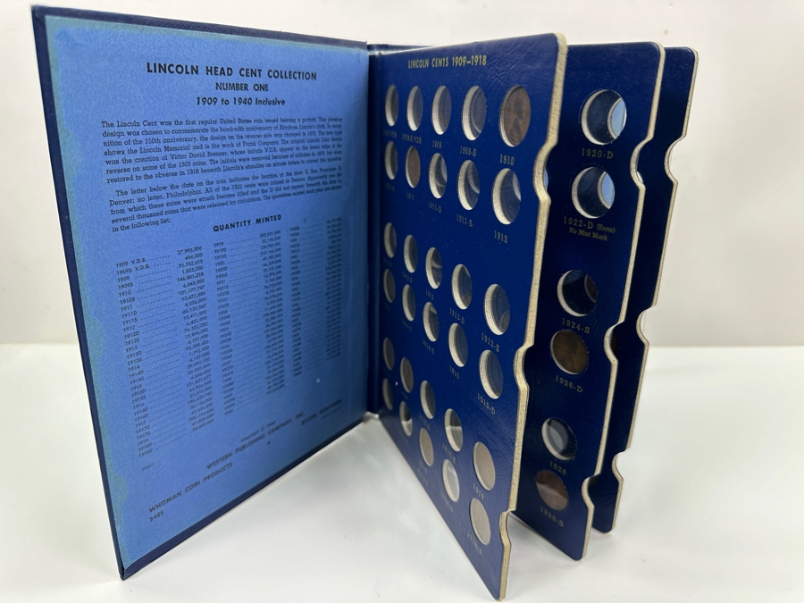 Collection Of (44) Lincoln Cents Pennies From 1910 To 1940 [Photo 2]