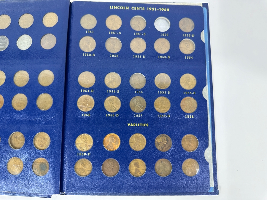 Collection Of (59) Lincoln Cents Pennies From 1941 To 1958 [Photo 5]