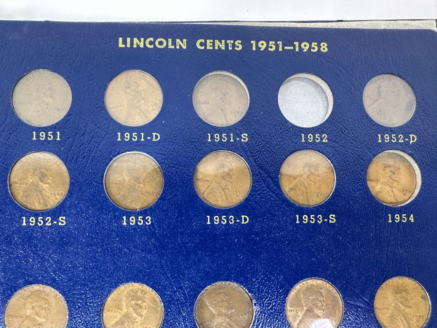 Collection Of (59) Lincoln Cents Pennies From 1941 To 1958 [Photo 6]