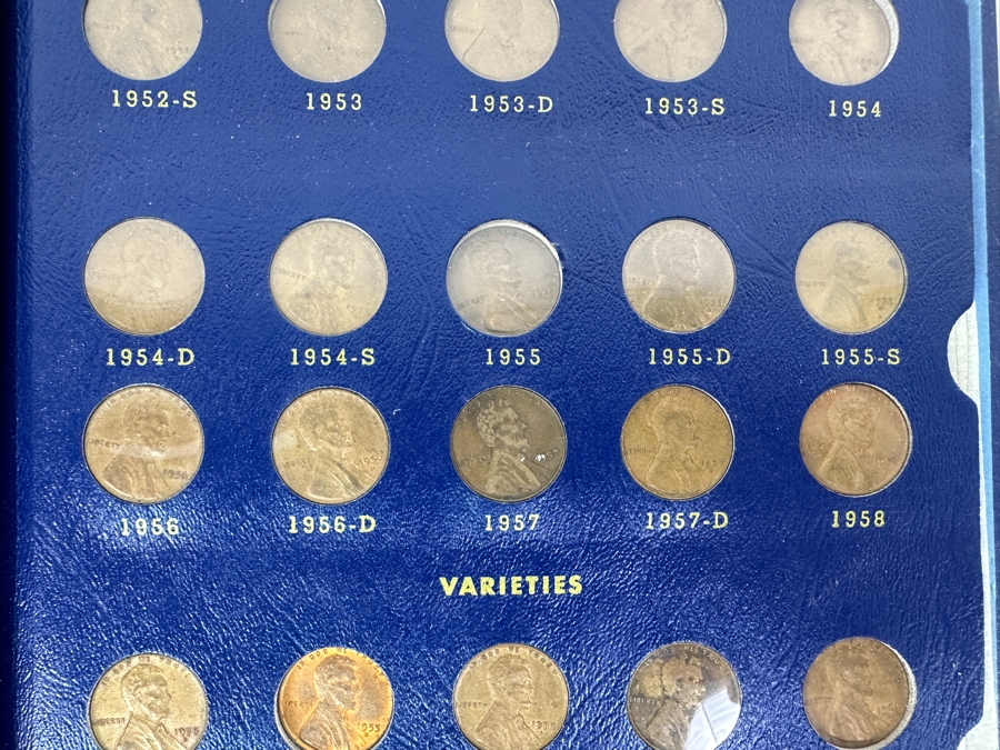 Collection Of (59) Lincoln Cents Pennies From 1941 To 1958 [Photo 7]