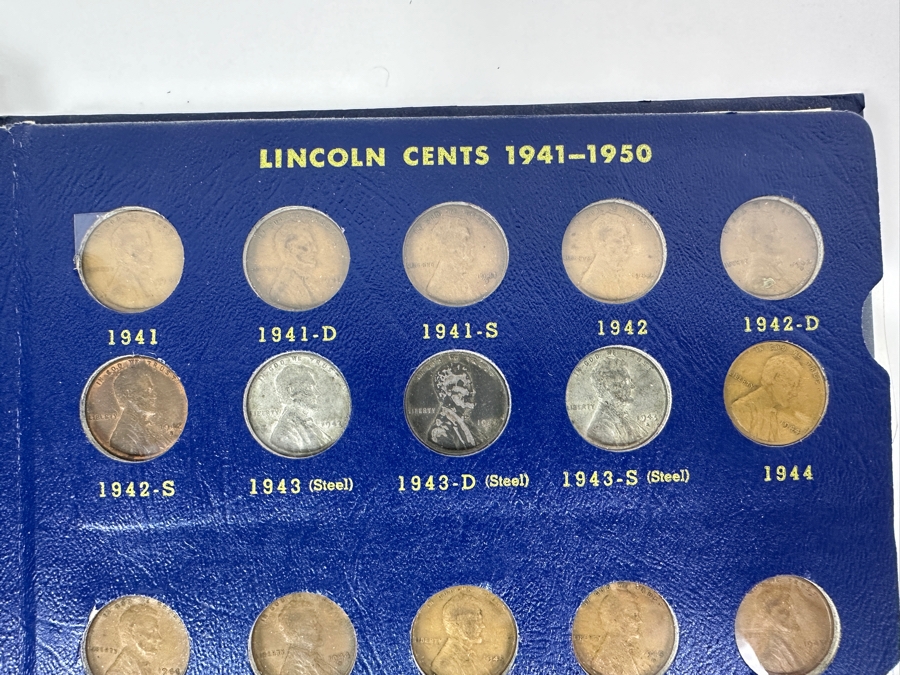 Collection Of (59) Lincoln Cents Pennies From 1941 To 1958 [Photo 2]