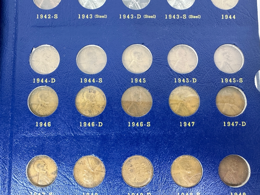 Collection Of (59) Lincoln Cents Pennies From 1941 To 1958 [Photo 3]
