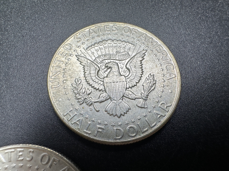 (2) 1964 Kennedy Silver Half Dollars And (1) 1966 Kennedy Silver Half Dollar [Photo 10]