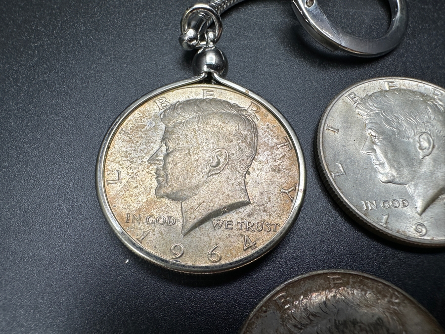 (2) 1964 Kennedy Silver Half Dollars And (1) 1966 Kennedy Silver Half Dollar [Photo 5]