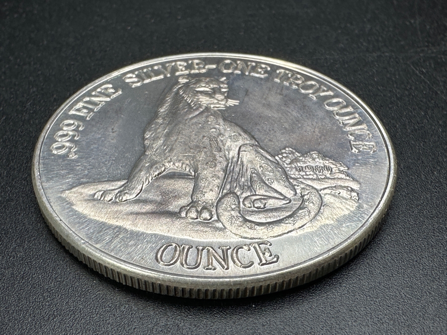 1980 .999 Fine Silver One Troy Ounce USA Bicentennial 1776-1976 Silver Round [Photo 3]