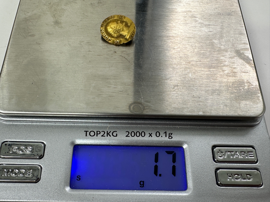 10K Gold John Deere 5-Year Employee Service Pin 1.7g [Photo 5]