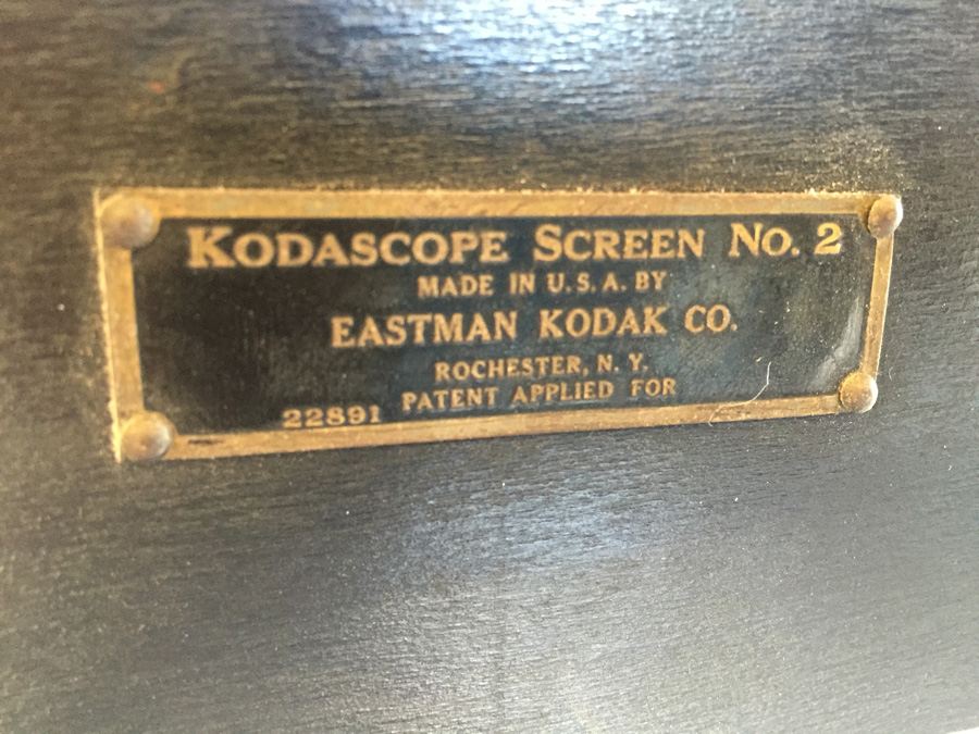 Kodascope Screen No. 2 Eastman Kodak Co. - Rare [Photo 2]