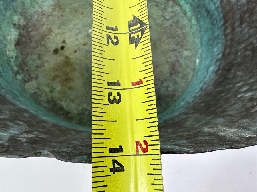 Hammered Copper Pot With Handles 14W X 7.5H [Photo 6]