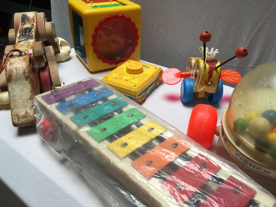 Lot of Vintage Fisher Price Toys [Photo 16]