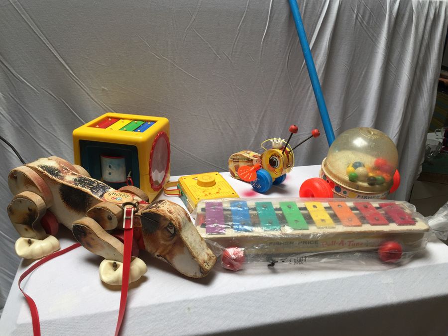 Lot of Vintage Fisher Price Toys