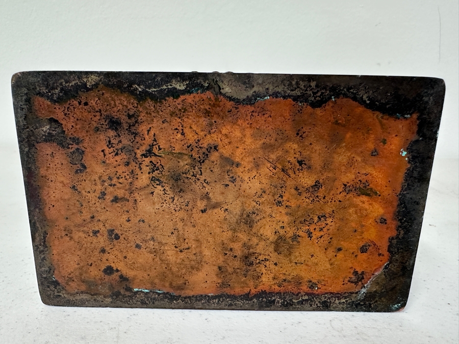 Antique Chinese Ching Dynasty Cloisonne Box 5.25 X 3 X 2.5 [Photo 9]