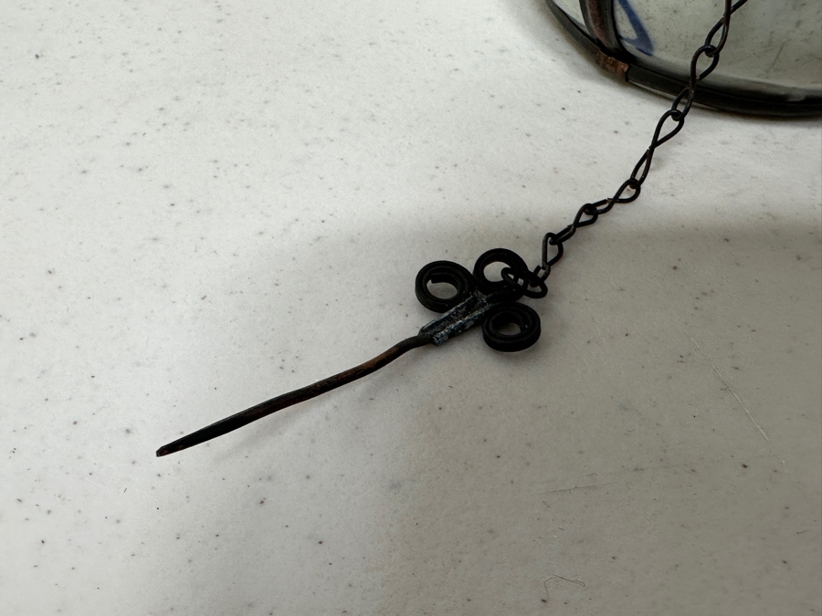 Just Added - Antique Chinese Porcelain Blue De Hue Opium Water Pipe Vietnamese Hookah 3.5W X 3.5H [Photo 11]